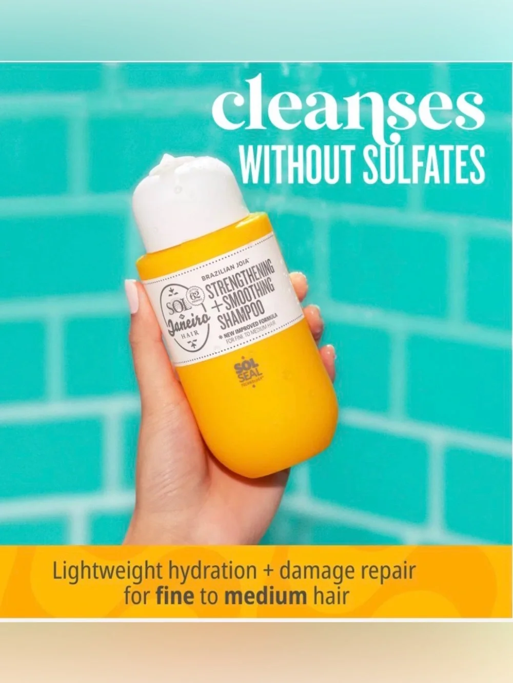 Sol SHAMPOO Strengthening + Smoothing 3oz